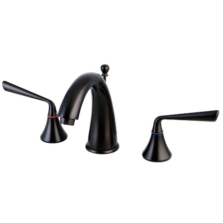 Silver Sage KS2975ZL 8-Inch Widespread Bathroom Faucet with Brass Pop-Up KS2975ZL